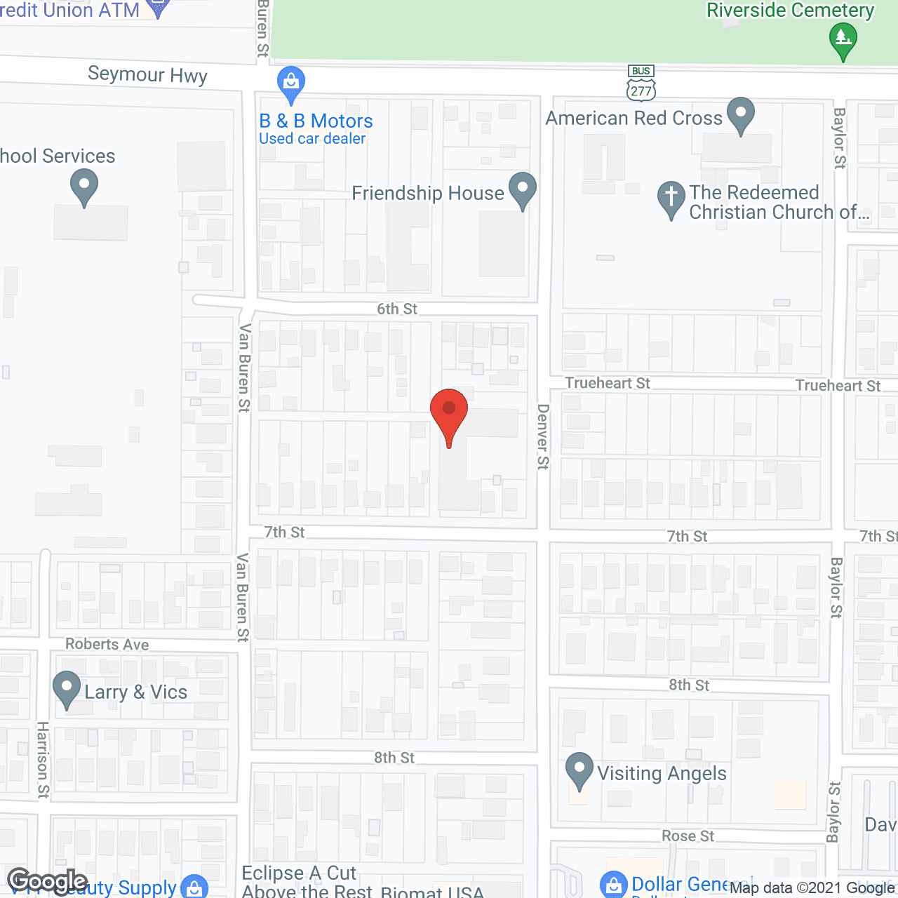 Denver Manor in google map