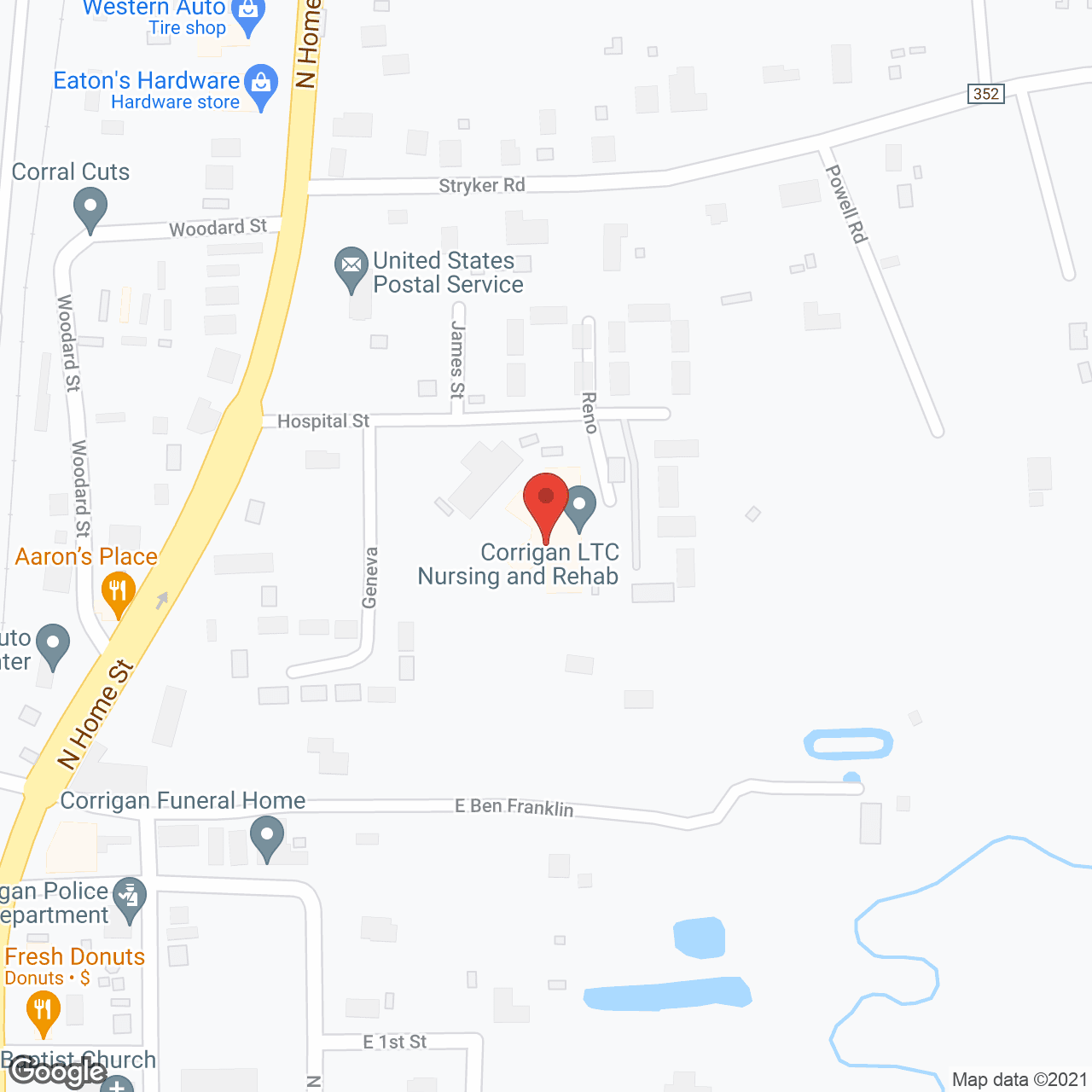 Pineywood Acres Nursing Home in google map