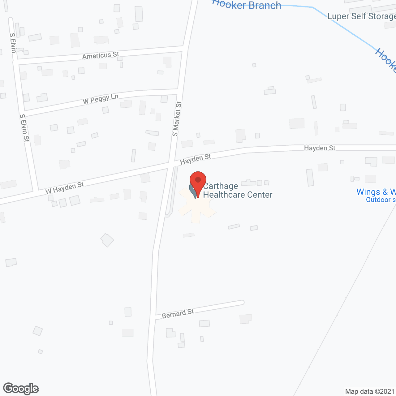 Carthage Health Care Ctr in google map