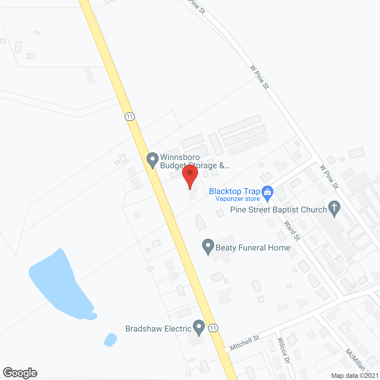 Usher House in google map