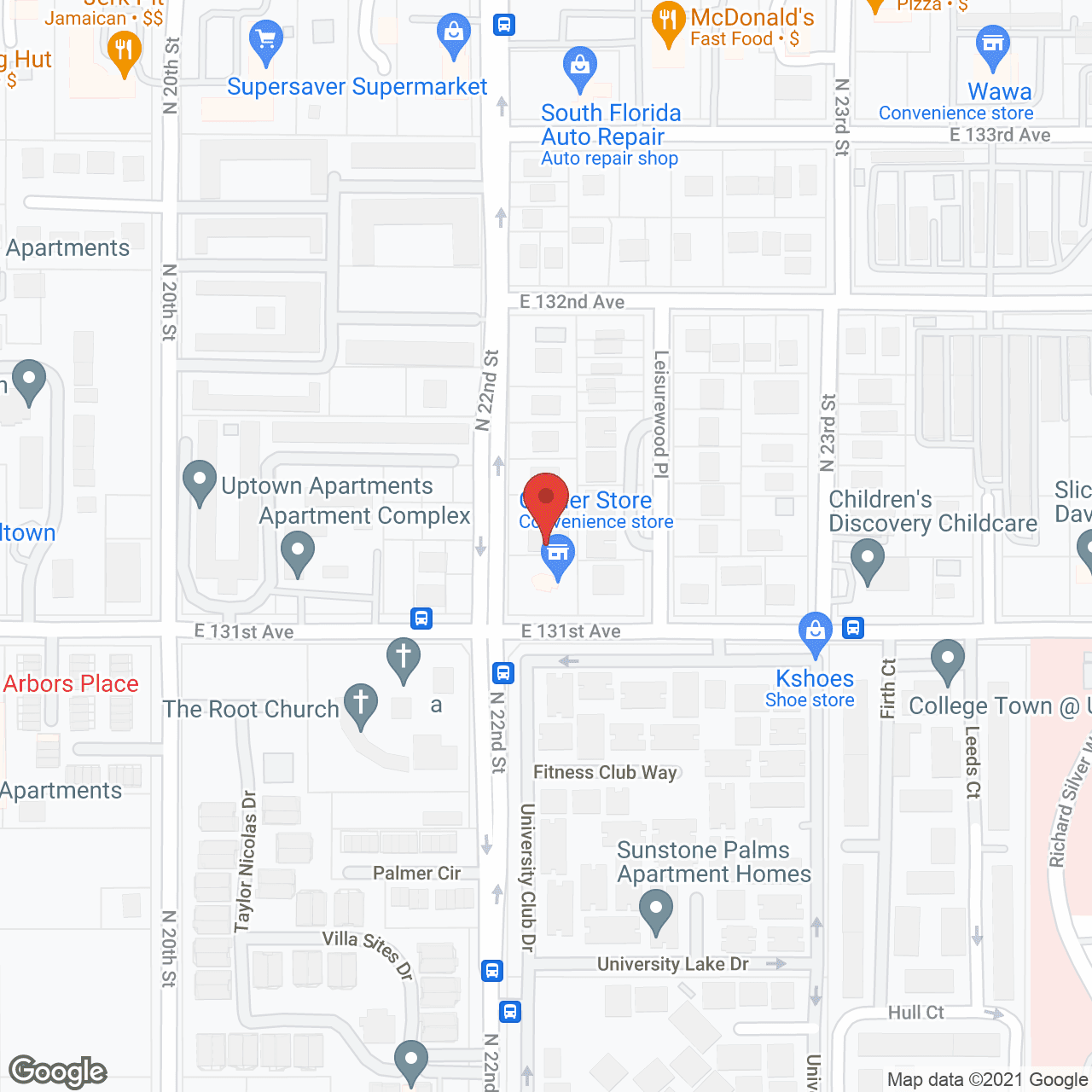 Arbor Village of North Tampa Inc in google map