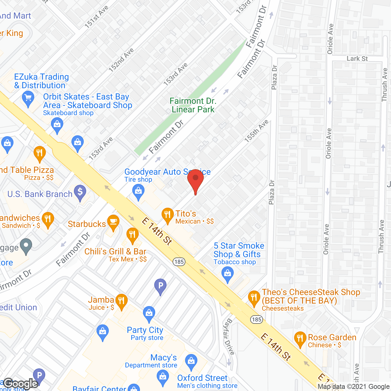 Thrive Home Care - San Leandro in google map