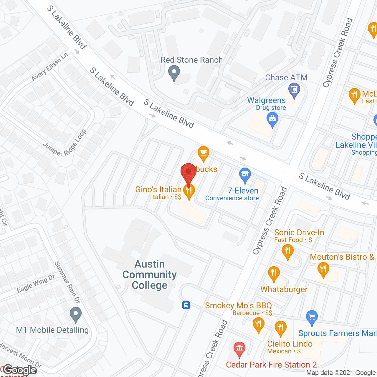 Central Texas Caregivers in google map