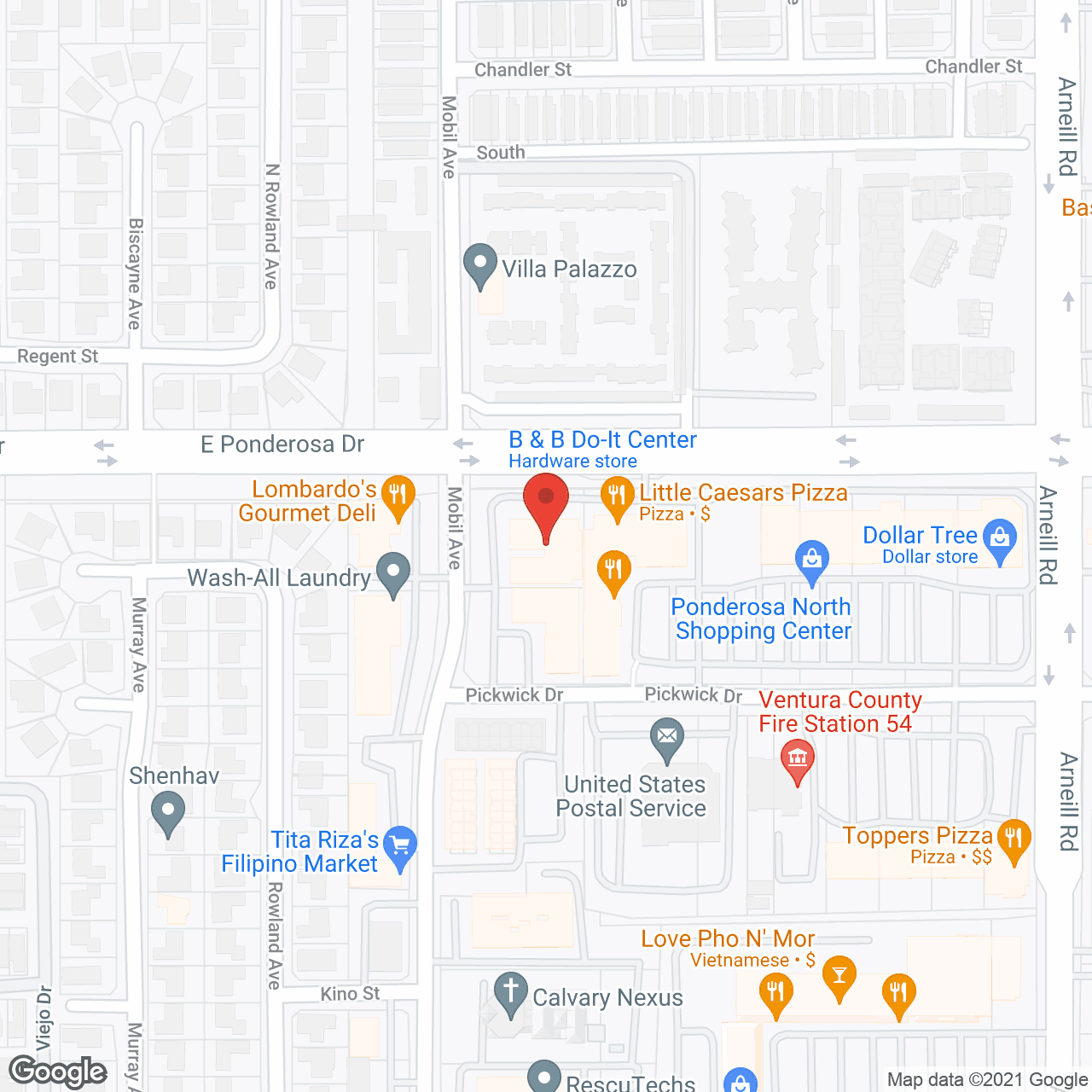 Huntington Home Care Ventura in google map