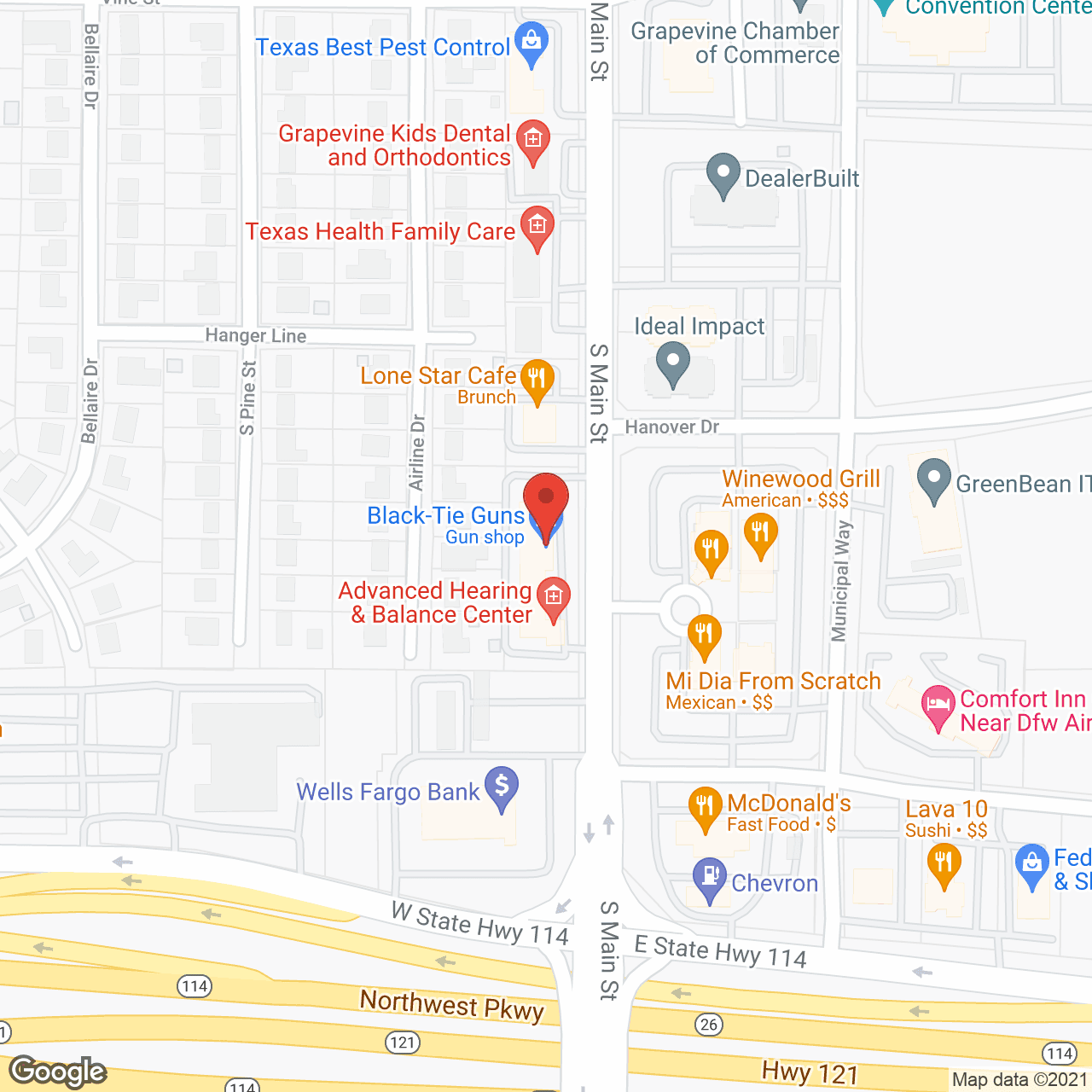 Brightstar of Mid Cities in google map
