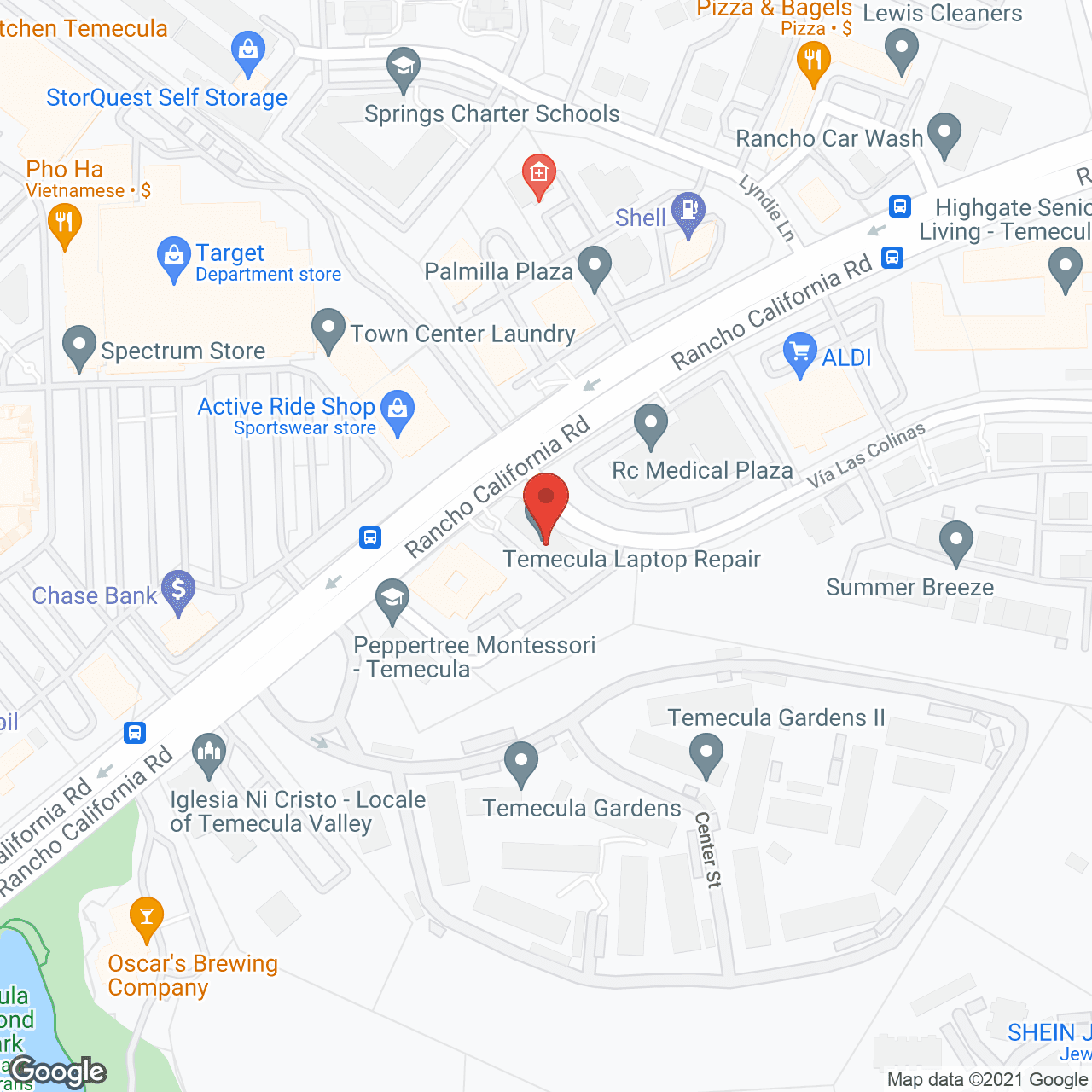 Never Alone Living Assistance - Temecula in google map