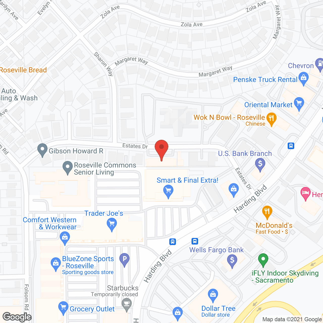 BrightStar Roseville in google map