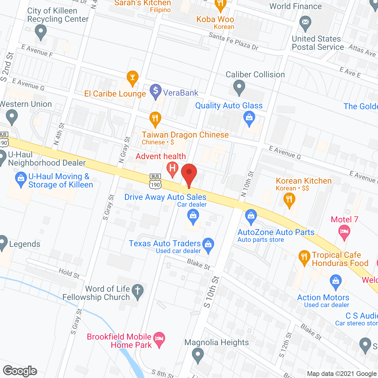 Anderson Angels In-Home Care in google map