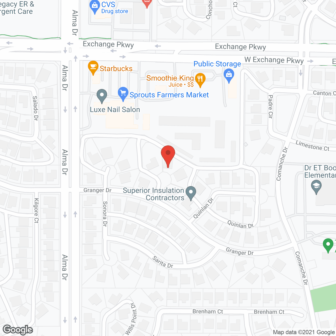 HomeWell Care Services of Plano - Allen, TX in google map