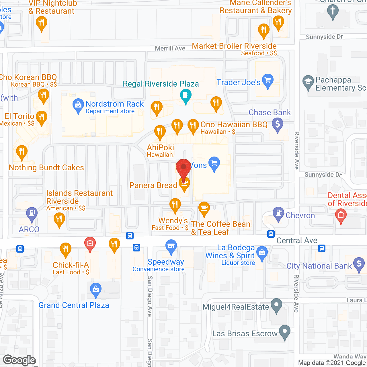 Home Care Assistance Riverside in google map