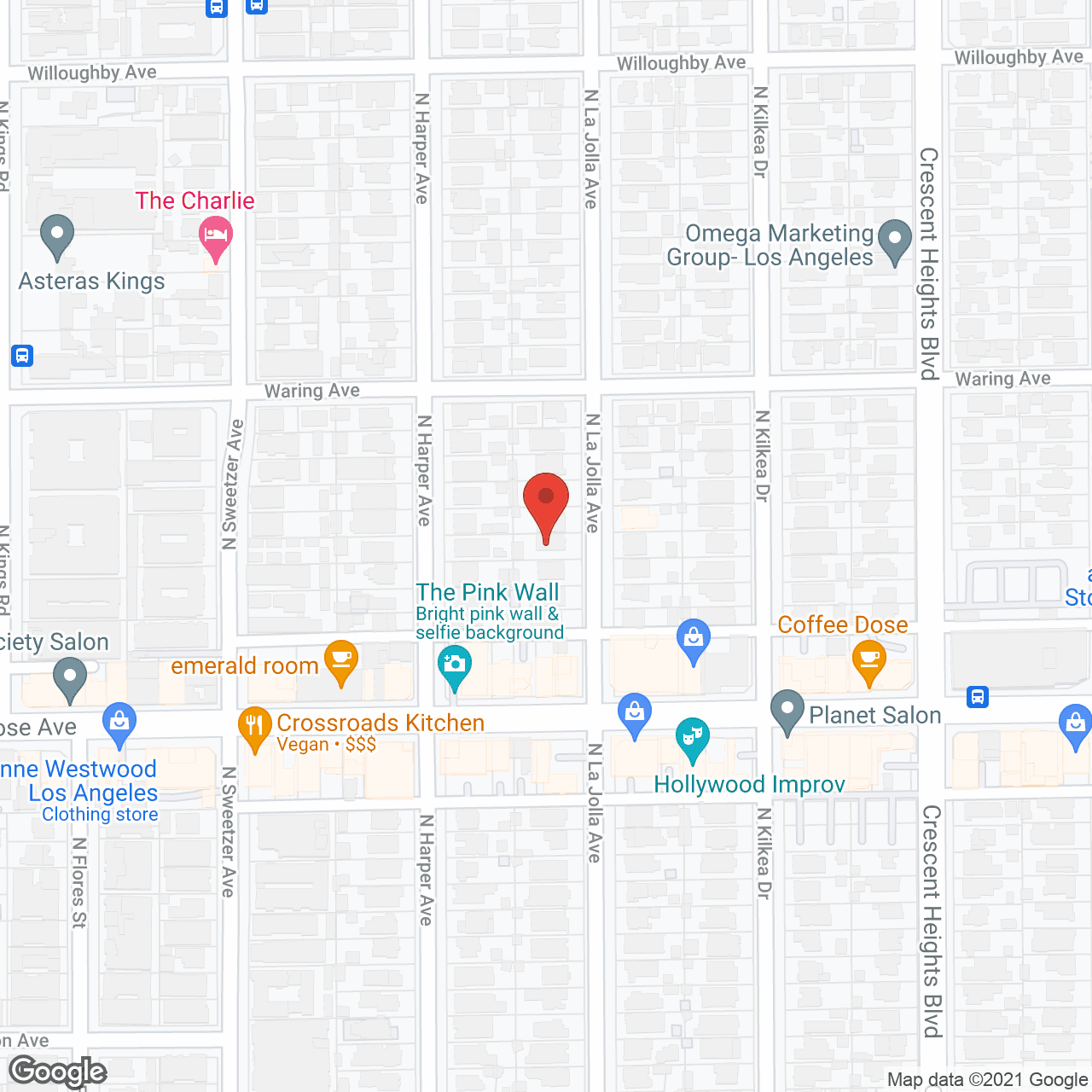 La Jolla Villa in google map