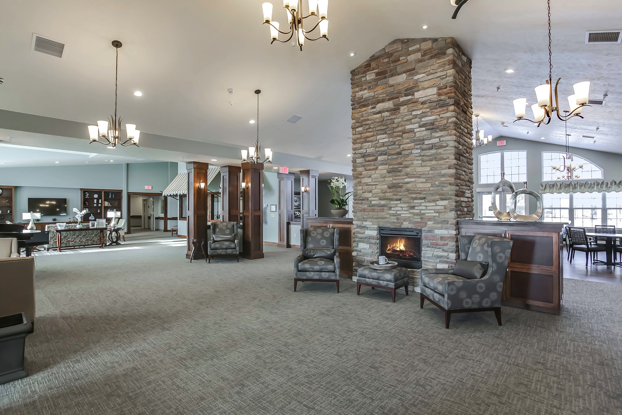 Grand Village Assisted Living and Memory Care lobby
